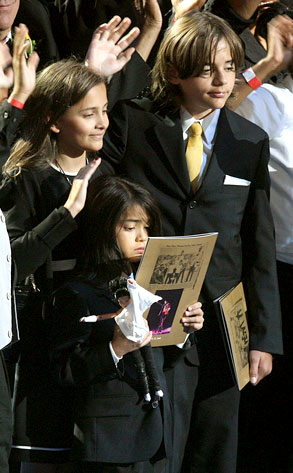 Paris Jackson, Blanket Jackson, Prince Jackson, Michael Jackson, Memorial Paris Jackson, Blanket Jackson, Prince Jackson, Michael Jackson, Memorial